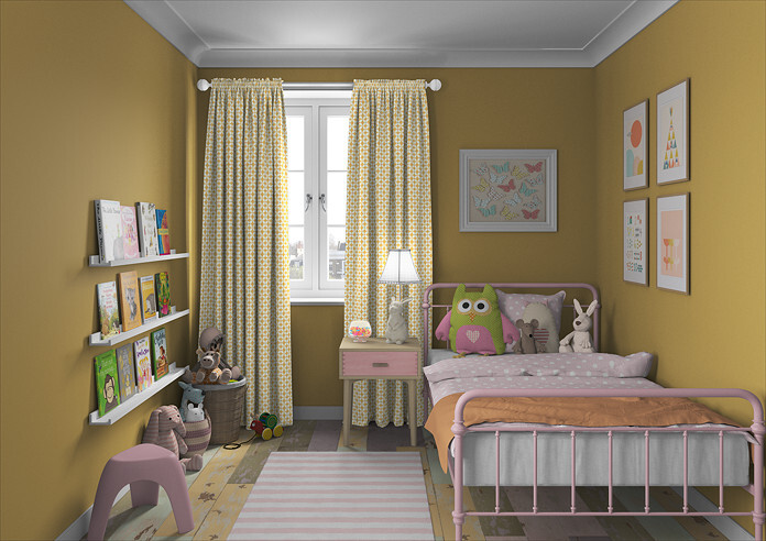 Zap, Butterscotch - Made to Measure Curtains - Image 5